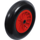 BGS Schubkarrenrad PU, rot/schwarz 400 mm BGS Do it yourself 80655