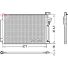 Denso | Kondensator, Klimaanlage DCN20040