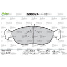 VALEO Bremsbeläge 598074