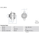 Lichtmaschine | MINI 01 | 0 986 084 240