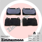 ZIMMERMANN Bremsbelagsatz, Scheibenbremse