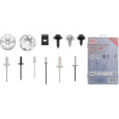 BGS Kfz-Befestigungsclip-Sortiment für Audi, VW, Toyota, Mercedes-Benz, BMW | 400-tlg | 9058