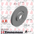ZIMMERMANN Bremsscheibe | 285.3516.20