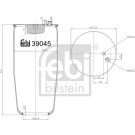 FEBI BILSTEIN Luftfeder | 39045