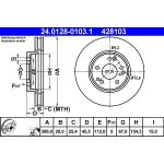 Bremsscheibe Db P. W124/W201/R129 2,5-6,0 89-01 24.0128-0103.1 Bremsscheibe Db P. W124/W201/R129 2,5-6,0 89-01 24.0128-0103.1