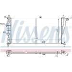 Nissens Wasserkühler PKW 632741