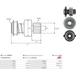 FREILAUFGETRIEBE, STARTER SD0014P FREILAUFGETRIEBE, STARTER SD0014P