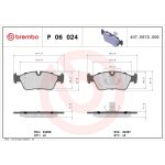 BREMBO Bremsklötze VA P 06 024 BREMBO Bremsklötze VA P 06 024