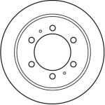 TRW Bremsscheibe Daewoo T. Musso DF4133 TRW Bremsscheibe Daewoo T. Musso DF4133