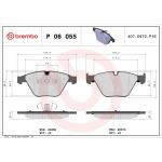 BREMBO Bremsklötze VA P 06 055 BREMBO Bremsklötze VA P 06 055