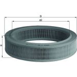 MAHLE Luftfilter LX 568 MAHLE Luftfilter LX 568