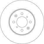 TRW Bremsscheibe DF4560 TRW Bremsscheibe DF4560