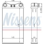 Nissens Heizungskühler 70227 Nissens Heizungskühler 70227