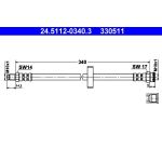ATE Bremsschlauch 24.5112-0340.3
