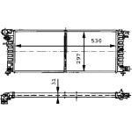 MAHLE Kühler, Motorkühlung CR 430 000P MAHLE Kühler, Motorkühlung CR 430 000P
