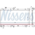 Nissens Wasserkühler PKW 67723