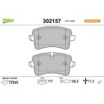 Valeo Bremsbelagsatz 302157 Valeo Bremsbelagsatz 302157