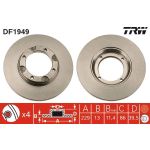 TRW Bremsscheibe DF1952