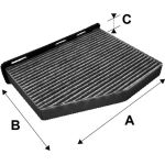 Innenraumfilter Audi A3/Tt/Q3 Mit Aktivkohle 698801 Innenraumfilter Audi A3/Tt/Q3 Mit Aktivkohle 698801