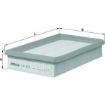 MAHLE Luftfilter LX 573 MAHLE Luftfilter LX 573