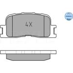 MEYLE Bremsbelagsatz Toyota Camry 2.4-3.0 01- Mit Sensor 025 237 0215/W MEYLE Bremsbelagsatz Toyota Camry 2.4-3.0 01- Mit Sensor 025 237 0215/W