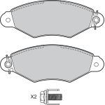 VALEO Bremsbeläge 601433