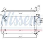 Nissens Wasserkühler PKW 64646A Nissens Wasserkühler PKW 64646A
