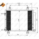 Kondensator, Klimaanlage NRF350208