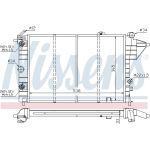 Nissens Wasserkühler PKW 630551 Nissens Wasserkühler PKW 630551
