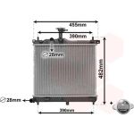 Van Wezel Motorkühler 82002291 Van Wezel Motorkühler 82002291