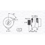 Magneti Marelli Lichtmaschine 063731557010 Magneti Marelli Lichtmaschine 063731557010