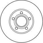 TRW Bremsscheibe DF2626 TRW Bremsscheibe DF2626