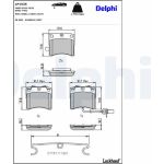 Delphi Bremsbelagsatz LP1535