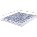 MAHLE Innenraumfilter LAK 636, Aktivkohlefilter, 179 x 178 x 19 mm – u. a. für Peugeot Ion, Citroën C-Zero, Hyundai I10 III (AC3, AI3) – OE Nummer 6479J7 - l MAHLE Innenraumfilter LAK 636, Aktivkohlefilter, 179 x 178 x 19 mm – u. a. für Peugeot Ion, Citroën C-Zero, Hyundai I10 III (AC3, AI3) – OE Nummer 6479J7 - l