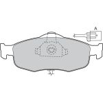 Valeo Bremsbelagsatz 598033 Valeo Bremsbelagsatz 598033