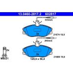 Bremsbelagsatz Peugeot S. 306/406 93-04 13.0460-2817.2 Bremsbelagsatz Peugeot S. 306/406 93-04 13.0460-2817.2