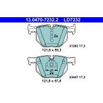 Bremsbelagsatz Bmw T. X5/X6 2.0-3.0 07- Keramik 13.0470-7232.2 Bremsbelagsatz Bmw T. X5/X6 2.0-3.0 07- Keramik 13.0470-7232.2