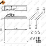Wärmetauscher, Innenraumheizung 58150 Wärmetauscher, Innenraumheizung 58150