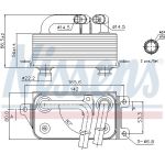 Nissens Ölkühler PKW 90623 Nissens Ölkühler PKW 90623