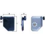 MAHLE Hydraulikfilter, Automatikgetriebe HX 156 MAHLE Hydraulikfilter, Automatikgetriebe HX 156