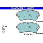 ATE Bremsbelagsatz 13.0470-2637.2 ATE Bremsbelagsatz 13.0470-2637.2