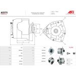 A0375 AS-PL Lichtmaschine (Generator) A0375