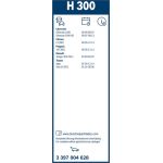 Bosch Scheibenwischer Twin Rear H300 3397004628 Bosch Scheibenwischer Twin Rear H300 3397004628