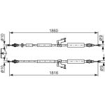 Handbremsseil 1987482671 Handbremsseil 1987482671