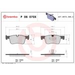 BREMBO Bremsklötze Xtra VA P 06 070X BREMBO Bremsklötze Xtra VA P 06 070X