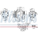 NISSENS Kompressor 89347 NISSENS Kompressor 89347