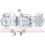 Nissens Klimakompressor PKW 890425 Nissens Klimakompressor PKW 890425