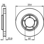 Bosch Bremsscheibe 0 986 478 714 Bosch Bremsscheibe 0 986 478 714