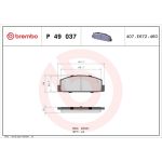 BREMBO Bremsklötze HA P 49 037 BREMBO Bremsklötze HA P 49 037