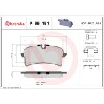 BREMBO Bremsklötze HA P 85 151 BREMBO Bremsklötze HA P 85 151